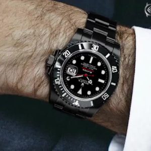 V9 Rolex Black Submariner Clone with Cal.3135, PVD Black Finish - Image 1