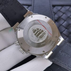 Vivacious Crocodile Skin TWA Watch Elegant Chronograph with Maltese Cross - Image 8