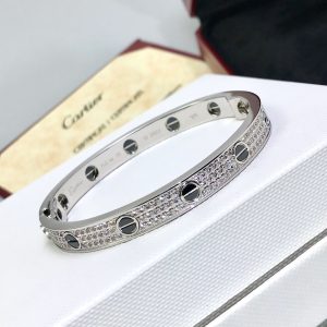 Cartier Black Spike Full Star Bangle - Image 6