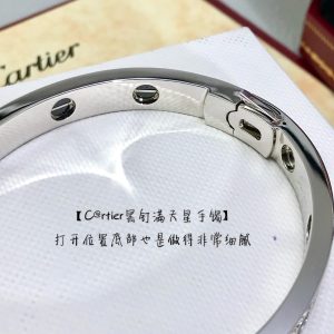 Cartier Black Spike Full Star Bangle - Image 9