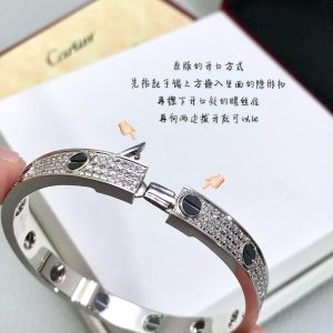 Cartier Black Spike Full Star Bangle - Image 10