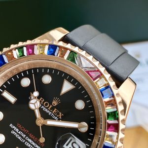 Luxury Rolex Yacht-Master Watch with Oysterflex Bracelet - Image 6