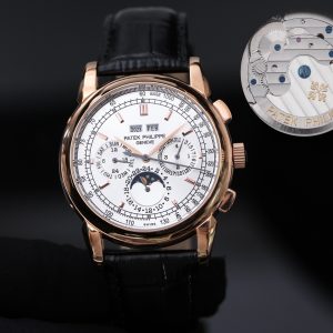 Luxury Men's Watch High Quality Leather Band Elegant Sapphire Crystal 43mm - Image 7