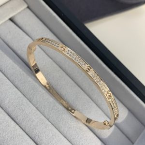 Cartier Rose Gold Classic Starry Sky Love Bracelet - Image 6