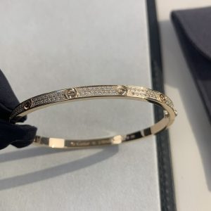 Cartier Rose Gold Classic Starry Sky Love Bracelet - Image 9