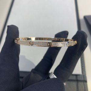 Cartier Rose Gold Classic Starry Sky Love Bracelet - Image 4