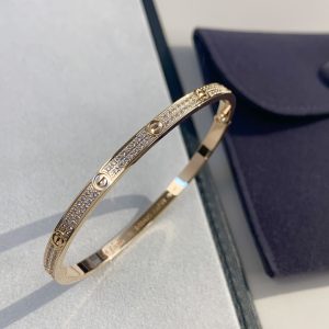 Cartier Rose Gold Classic Starry Sky Love Bracelet - Image 5