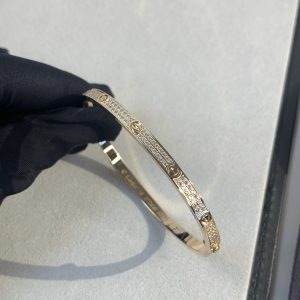 Cartier Rose Gold Classic Starry Sky Love Bracelet - Image 10