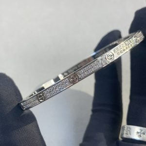 Cartier Classic Narrow Starry Sky Love Bracelet - Image 5