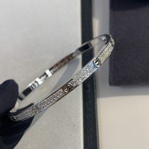 Cartier Classic Narrow Starry Sky Love Bracelet - Image 9