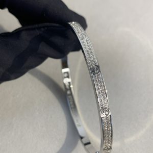 Cartier Classic Narrow Starry Sky Love Bracelet - Image 10