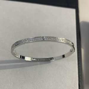 Cartier Classic Narrow Starry Sky Love Bracelet - Image 7