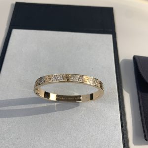 Cartier Rose Gold Starry Sky Love Bracelet - Image 9