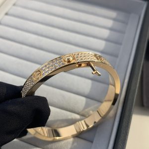 Cartier Rose Gold Starry Sky Love Bracelet - Image 3