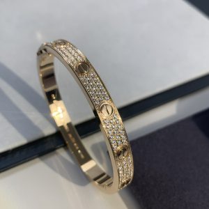 Cartier Rose Gold Starry Sky Love Bracelet - Image 10