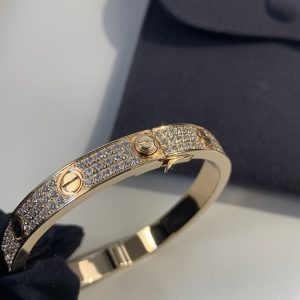 Cartier Rose Gold Starry Sky Love Bracelet - Image 4