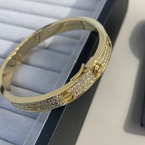 Cartier Classic Wide Starry Sky Love Bracelet in Gold - Image 1