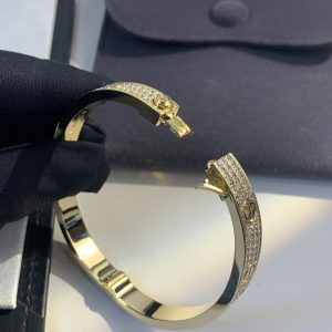 Cartier Classic Wide Starry Sky Love Bracelet in Gold - Image 6