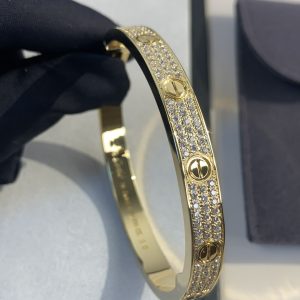 Cartier Classic Wide Starry Sky Love Bracelet in Gold - Image 4