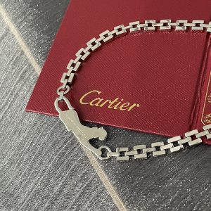 Cartier Panther Diamond Necklace Luxe Full Set, Elegant Goddess Statement - Image 4