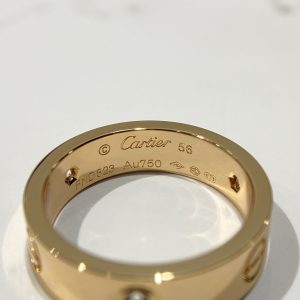 Cardinal Rose Gold 3-Diamond Ring with Custom Fit - Image 5