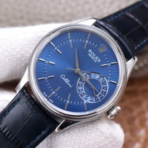 Replica Rolex Cellini Calendar with Genuine Leather - Image 4