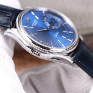 Replica Rolex Cellini Calendar with Genuine Leather - Image 7