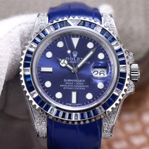 Luxury Rolex V4 with White Sapphire, Swiss ETA 2824, 40mm - Image 1