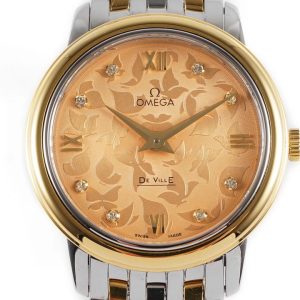 Classic Omega Seamaster Watch, 27.4mm, Ladies' Edition, Gold Hands - Image 4