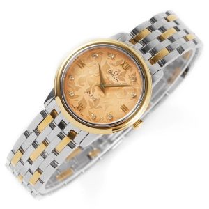 Classic Omega Seamaster Watch, 27.4mm, Ladies' Edition, Gold Hands - Image 8