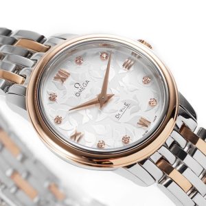 OMEGA Seamaster Quartz Watch 27.4mm Genuine Components Rose Gold Detailing - Image 5