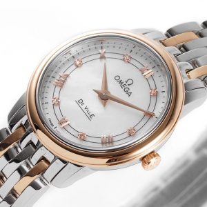 Omega Seamaster Quartz Watch 27.4mm, Rose Gold, Women's - Image 6