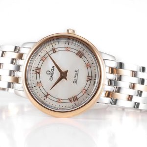 Omega Seamaster Quartz Watch 27.4mm, Rose Gold, Women's - Image 7