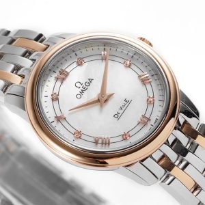 Omega Seamaster Quartz Watch 27.4mm, Rose Gold, Women's - Image 5