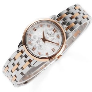 Omega De Ville 27.4mm Ladies Watch, PVD 18K Rose Gold - Image 8