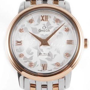 Omega De Ville 27.4mm Ladies Watch, PVD 18K Rose Gold - Image 4