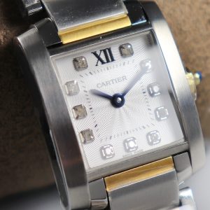 8848F Cartier Fashion Tank Women's Quartz Watch 20.3x25.35MM - Image 4