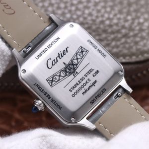 Cartier Santos Dumont replica watch, 9015 caliber, 904L stainless steel, automatic movement - Image 8