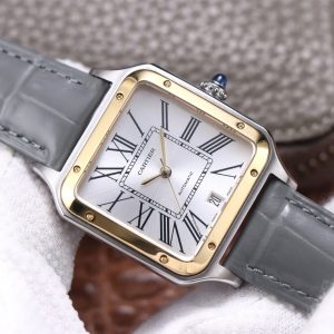 Cartier Santos Dumont replica watch, 9015 caliber, 904L stainless steel, automatic movement - Image 3