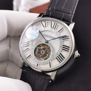 Cartier Rotonde W155616BBR Tourbillon Replica with Genuine Features - Image 4