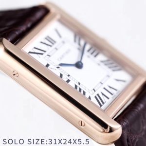 Cartier Tank-Solo Replica Watch with Original Parts and High Detail - Image 7