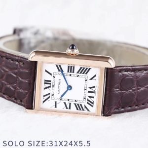 Cartier Tank-Solo Replica Watch with Original Parts and High Detail - Image 8