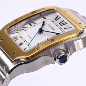 316L Stainless Steel Cartier Santos Replica with Swiss Movement and Sapphire Crystal - Image 6