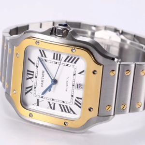 316L Stainless Steel Cartier Santos Replica with Swiss Movement and Sapphire Crystal - Image 8