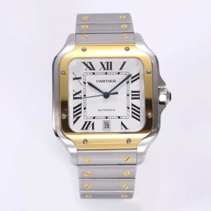 316L Stainless Steel Cartier Santos Replica with Swiss Movement and Sapphire Crystal - Image 3