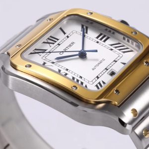 316L Stainless Steel Cartier Santos Replica with Swiss Movement and Sapphire Crystal - Image 7