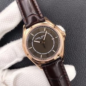 Luxurious 40mm Vacheron Constantin Sport-Business Watch, Premium Italian Leather Band - Image 3