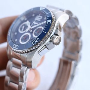 41MM Longines Concas Chronograph Stainless Steel Replica with Ceramic Bezel and 7750 Movement - Image 7