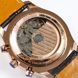 Lange Watch Upgrade: Fine Font, Gold Moon Phase, Original Case, and Butterfly Clasp Bracelet - Image 9