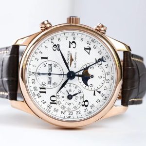 Lange Watch Upgrade: Fine Font, Gold Moon Phase, Original Case, and Butterfly Clasp Bracelet - Image 4